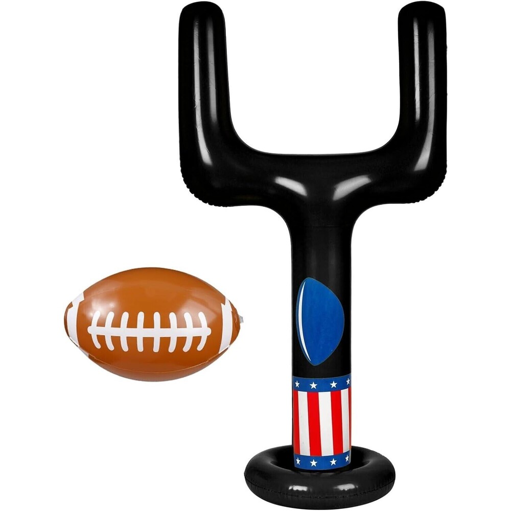 Inflatable Jumbo Football Set Inflatable Football Goal with Ball Target Football